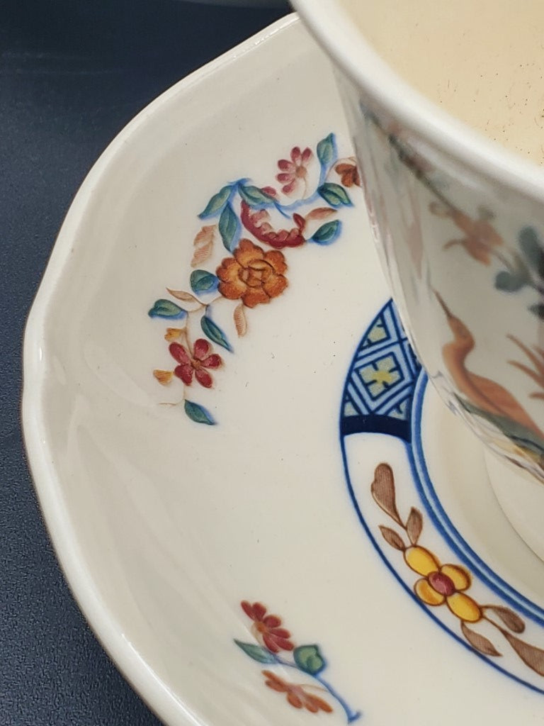 Set of 6 Wedgwood Chinese Teal Cup & Saucer Sets LK
