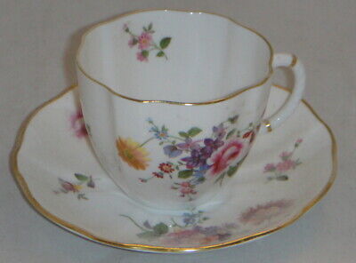 Set of 3 Royal Crown Derby Derby Posies Flat Cup & Saucer Sets (Imperfect)