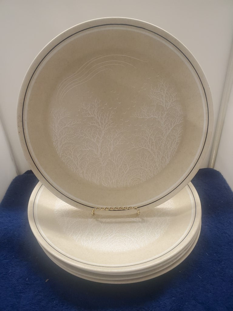 Set of 5 Lenox Silhouette Dinner Plates LK