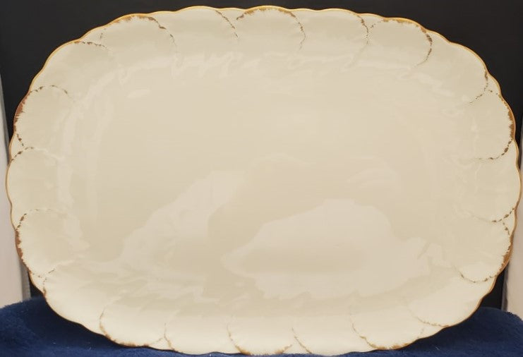 Mikasa Simply Gold 14" Oval Serving Plate LK