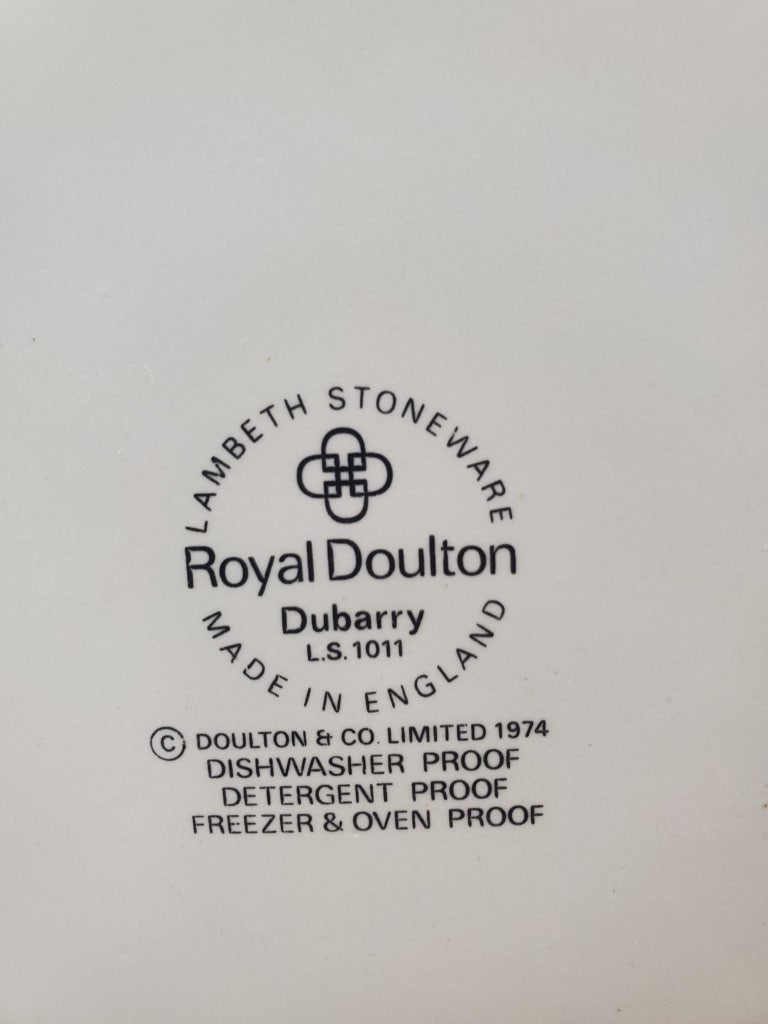 Set of 5 Royal Doulton Dubarry Dinner Plates