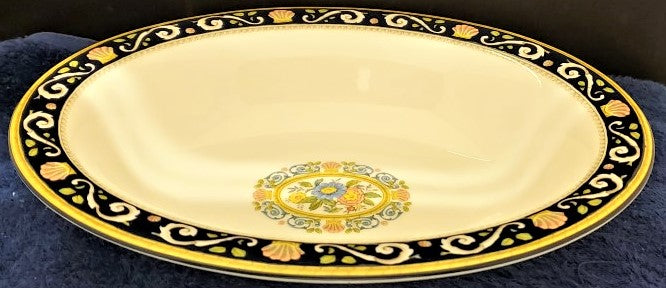 Wedgwood Runnymede Blue 9" Oval Vegetable Bowl LK