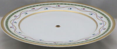 Faberge Luxembourg-Green Metal Pedestal Cake Stand