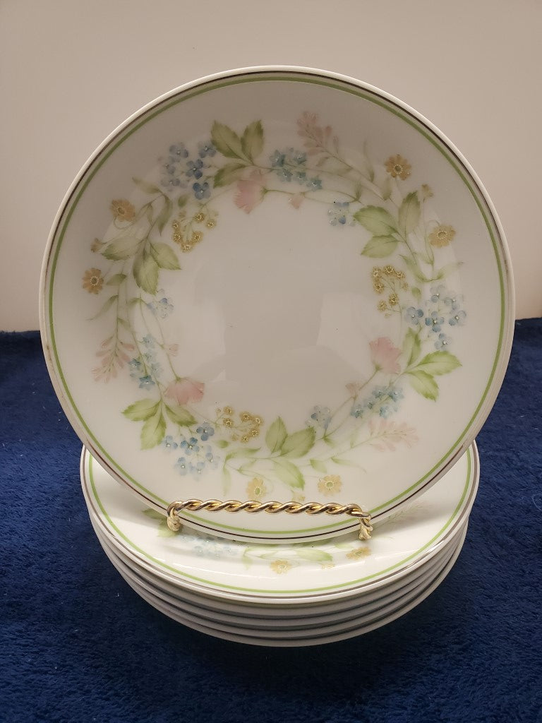 Set of 6 Noritake Essence Salad Plates LK