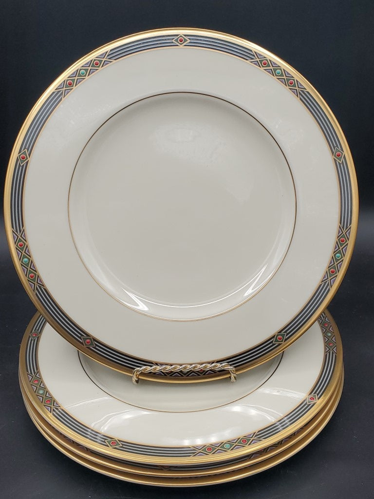 Set of 4 Lenox Melisande Dinner Plates LK