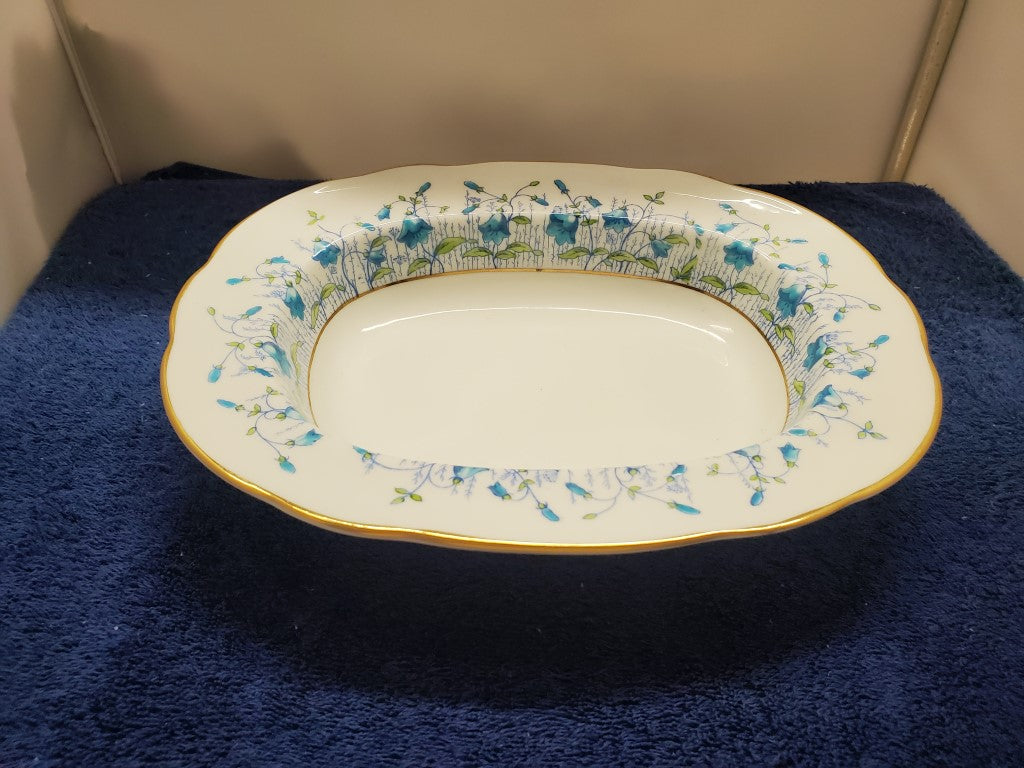 Coalport Harebell Turquoise Oval Vegetable Bowl LK
