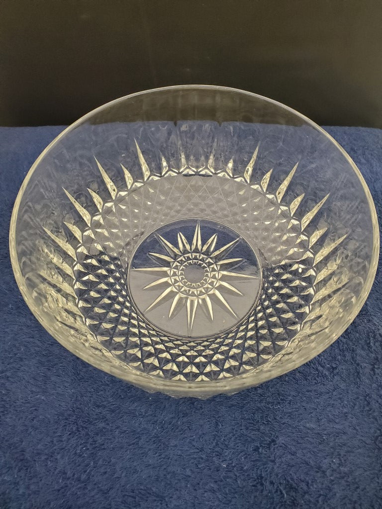 Unknown France Crystal 8" Fruit Bowl