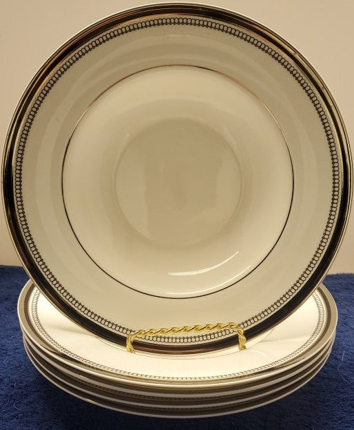 Set of 5 Royal Doulton Sarabande Rim Soup Bowls