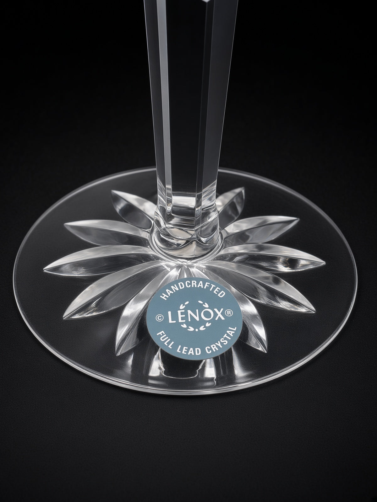 Set of 2 Lenox Annapolis Clear Water Goblets LK
