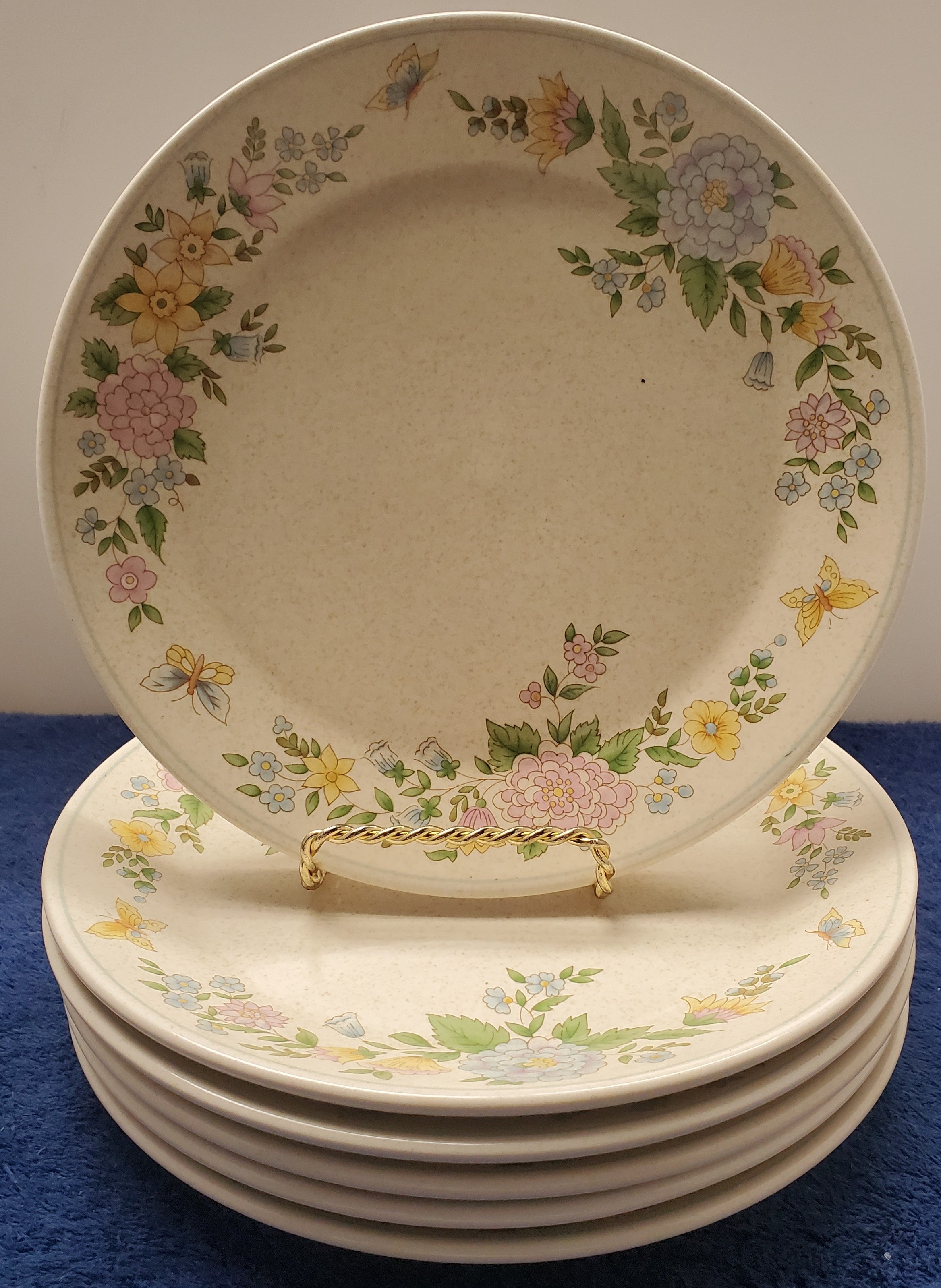 Set of 6 Lenox Sketchbook Salad Plates LK –