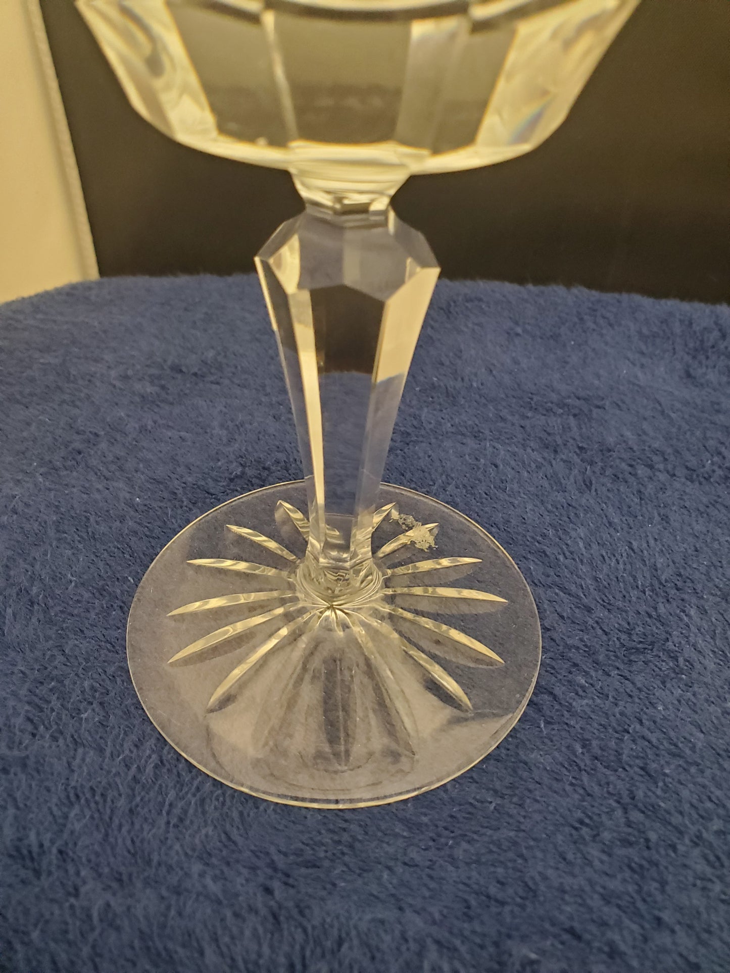Set of 4 Galway Old Galway (Star Cut Foot) Water Goblets