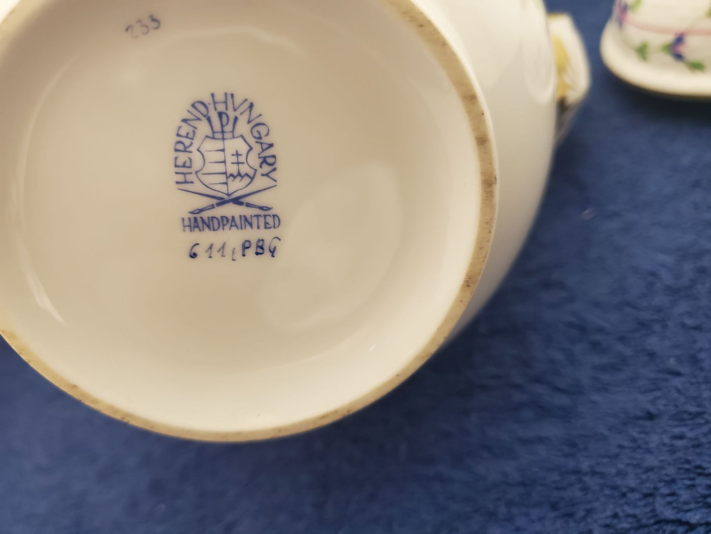 Herend Blue Garland (PBG) Large Coffee Pot (611)