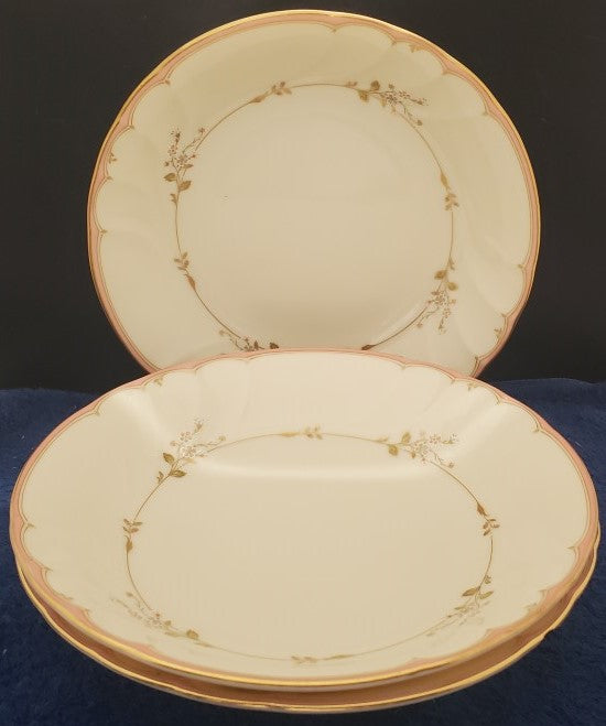 Set of 3 Mikasa Monticello Fruit (Saucer/Dessert) Bowls LK