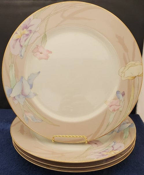 Set of 4 Mikasa Charisma Beige Dinner Plates LK