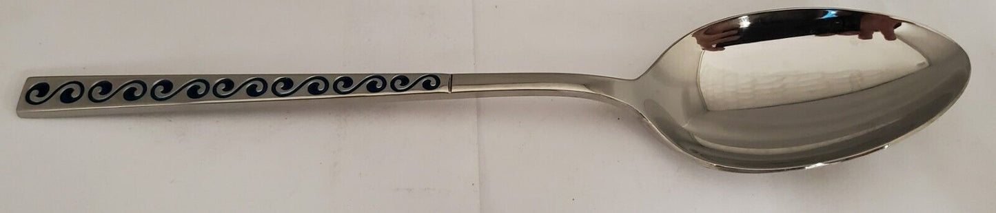 Set of 2 International Silver Harmonique Tablespoons/Serving Spoons