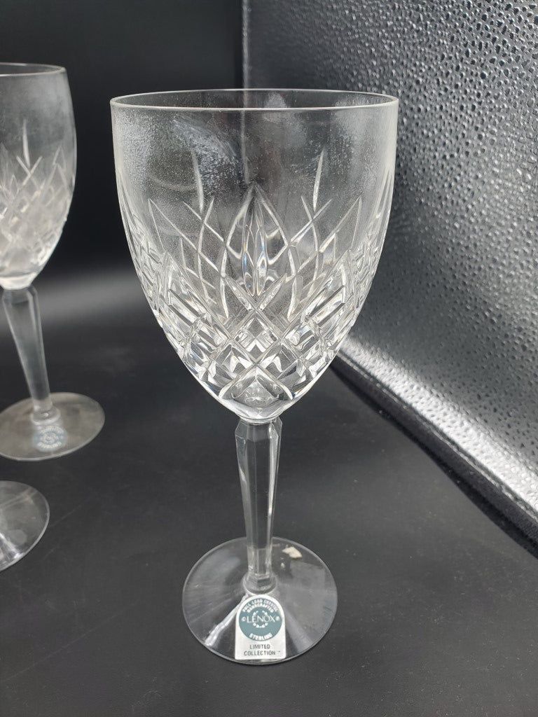 Set of 6 Lenox Sterling Water Goblets LK