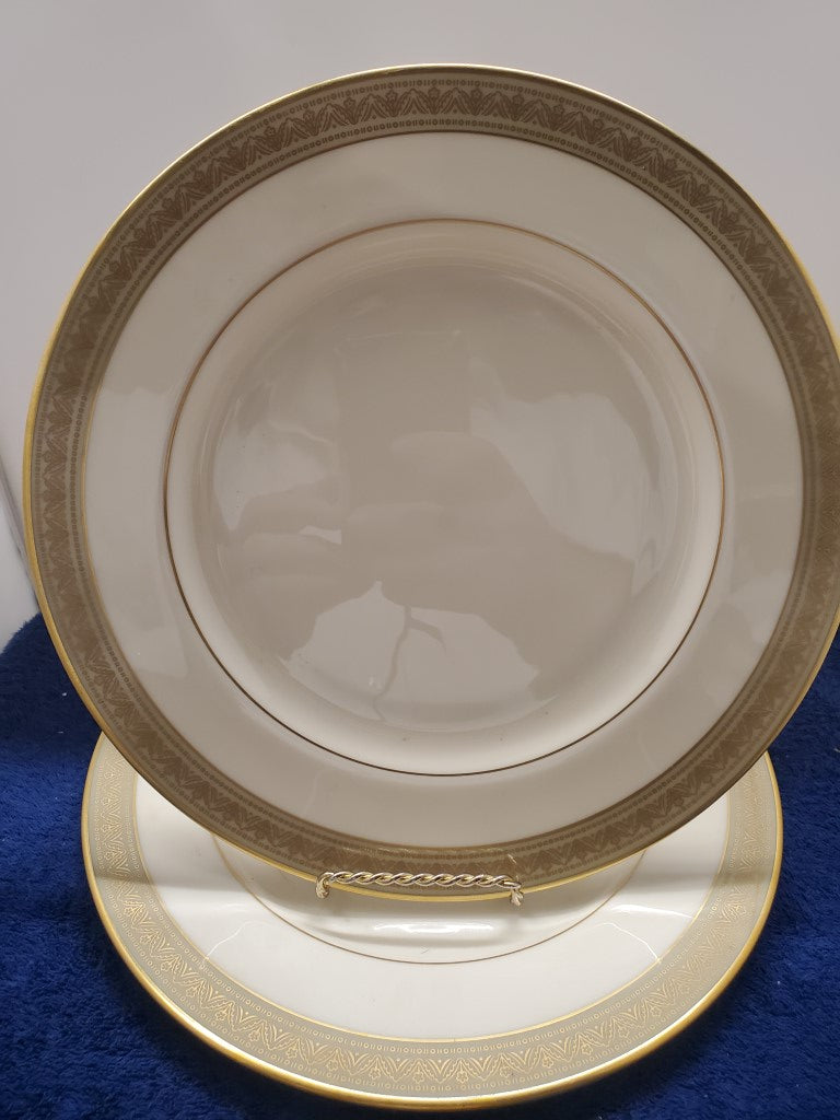 Set of 2 Lenox Greenfield Dinner Plates LK