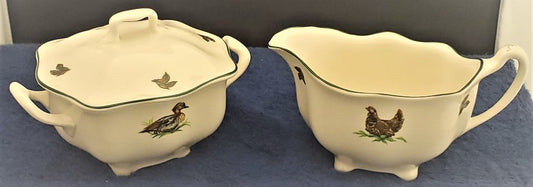 Johnson Brothers Brookshire Creamer & Sugar Bowl with Lid