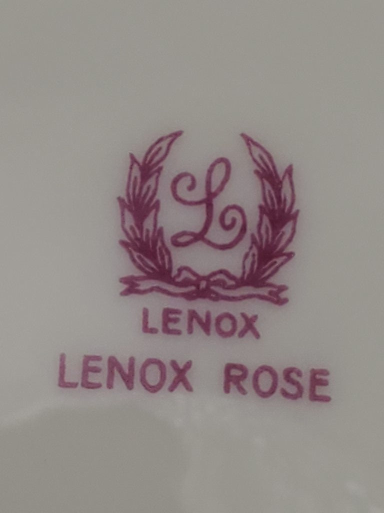 Set of 6 Lenox Lenox Rose Cup & Saucer Sets LK
