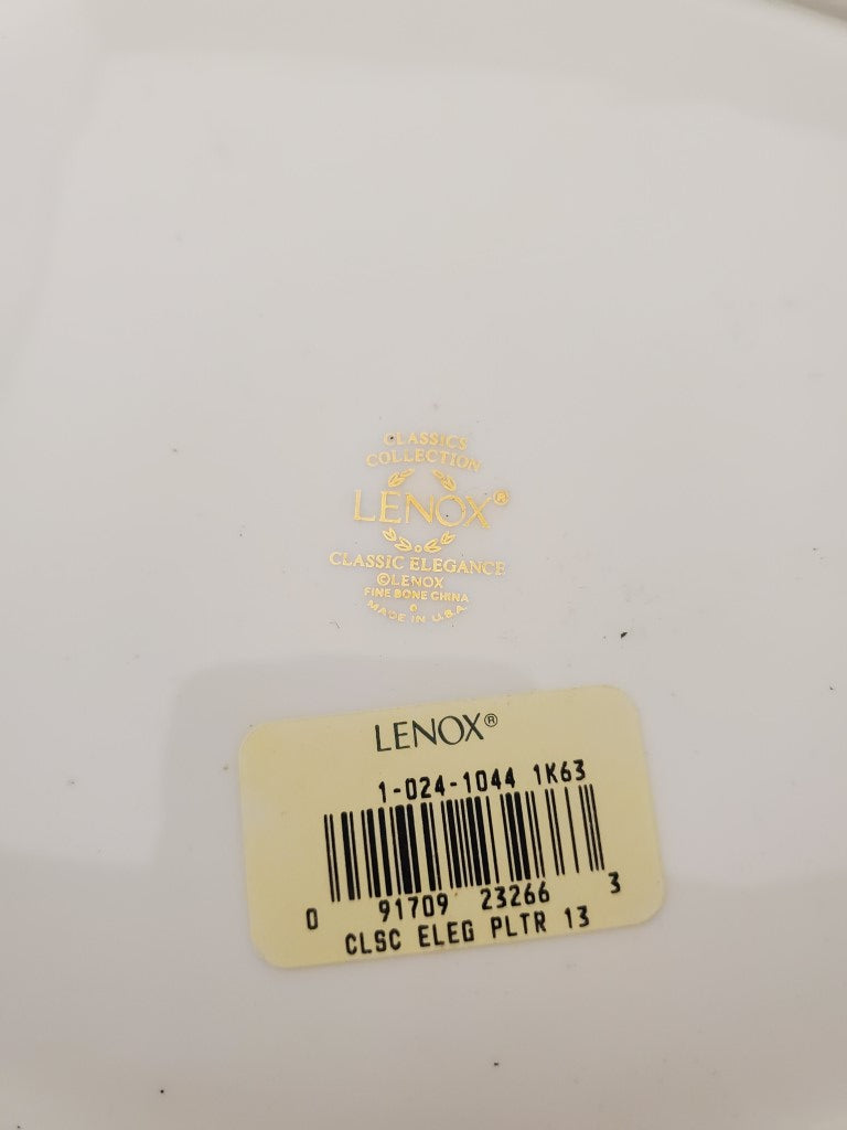 Lenox Classic Elegance 13" Oval Serving Plate LK