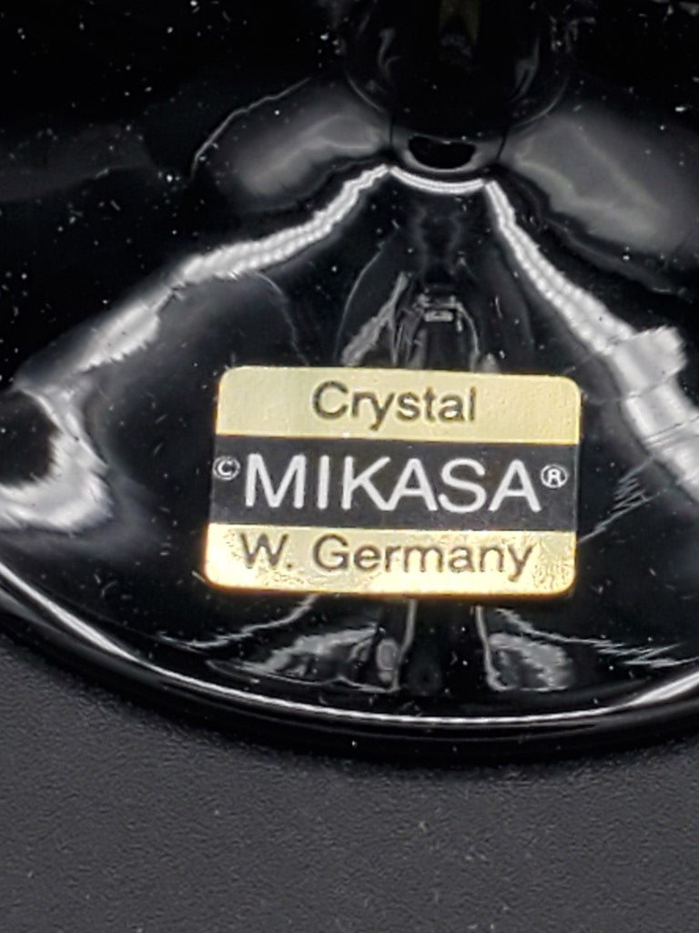 Set of 6 Mikasa Vogue Onyx Wine Glasses LK