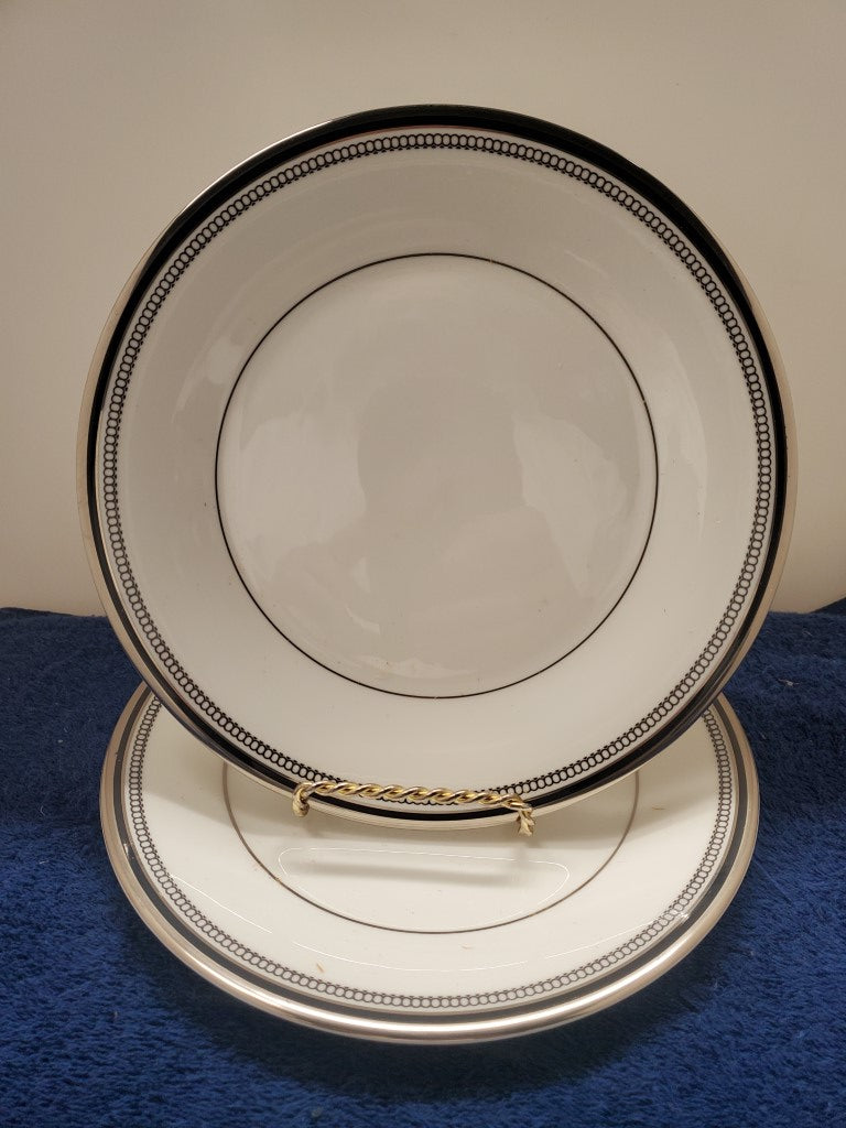 Set of 2 Royal Doulton Sarabande Dinner Plates LK