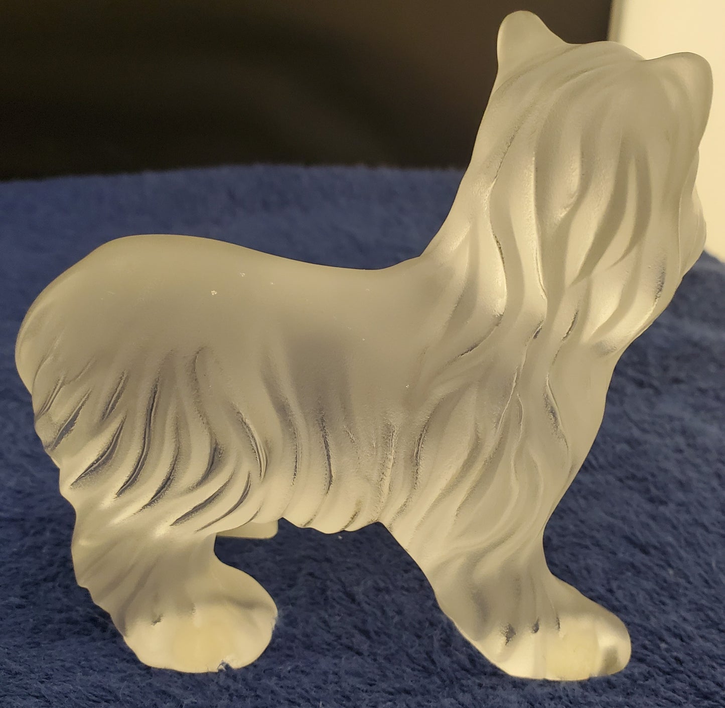 Lalique Yorkshire Terrier Standing (11747) Dog