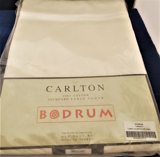 Bodrum Carlton Ivory Tablecloth 63"x144"