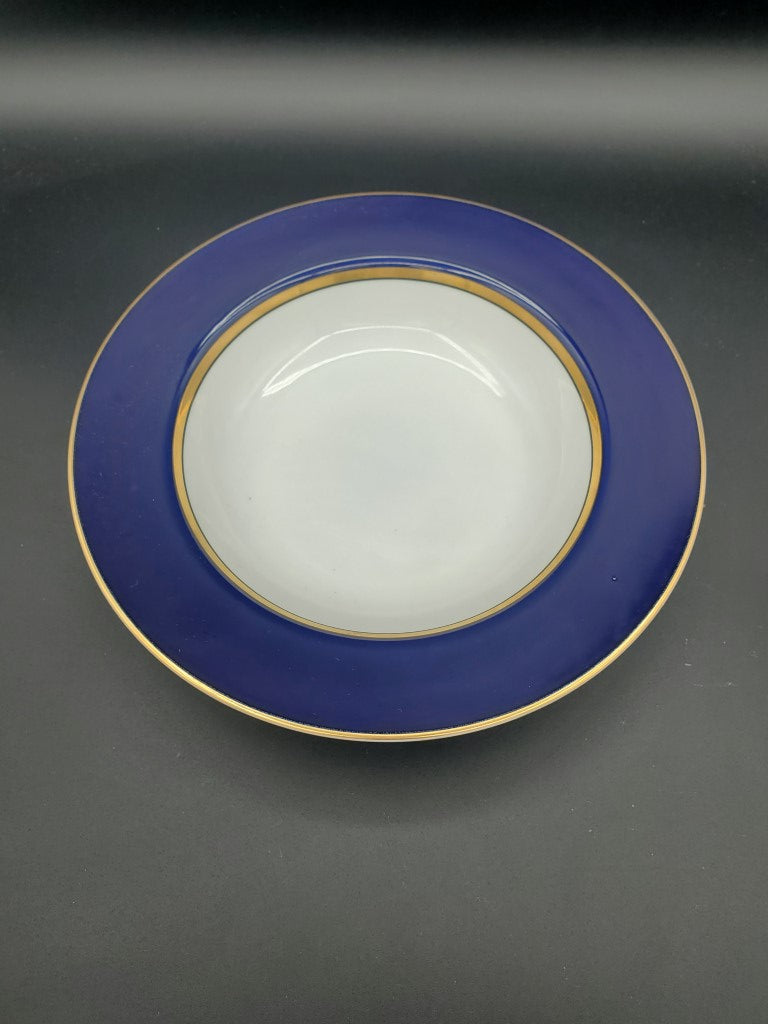 Fitz & Floyd Cobalt Renaissance (Japan) Rim Soup Bowl LK