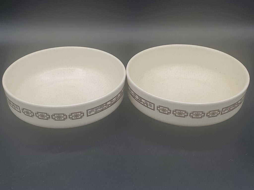 Set of 2 Lenox Desert Morn Coupe Soup Bowls LK