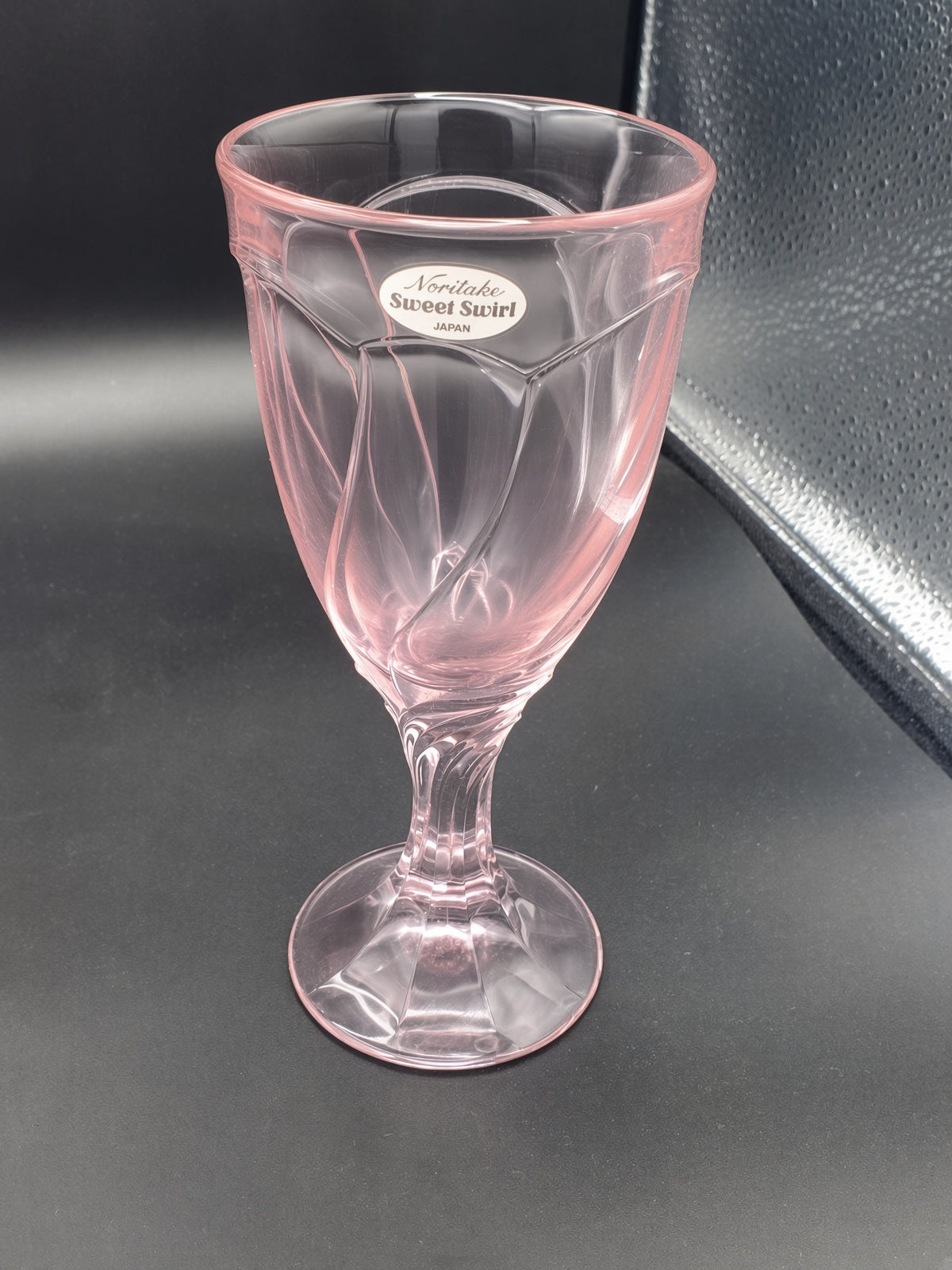 Set of 4 Noritake Sweet Swirl Pink Wine Glass LK