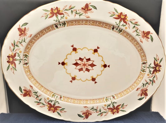 Royal Worcester Chamberlain 15" Oval Serving Platter