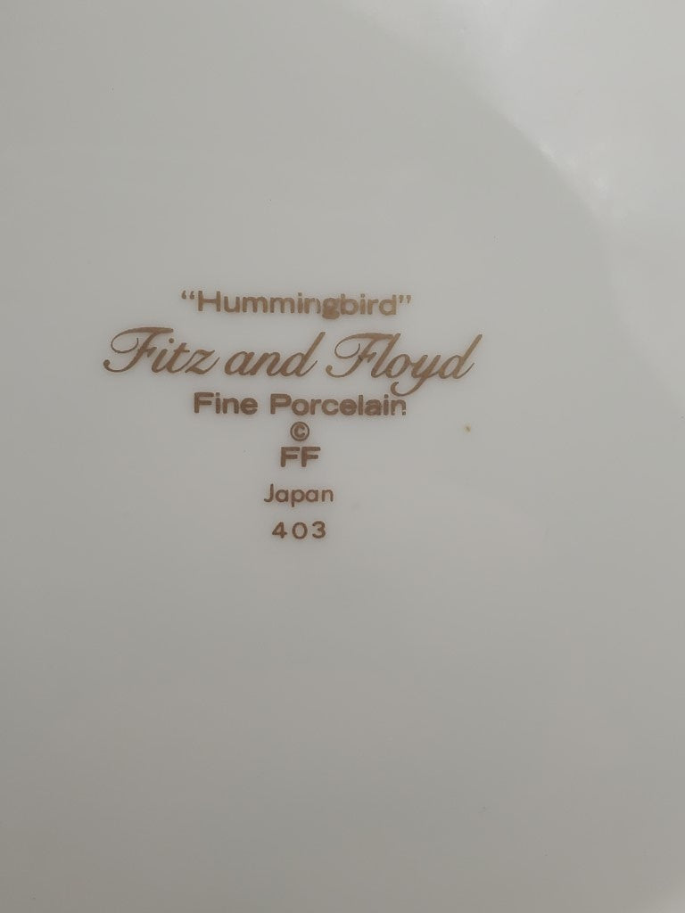 Fitz & Floyd Assorted Lot of Five Decorative Salad Plates LK