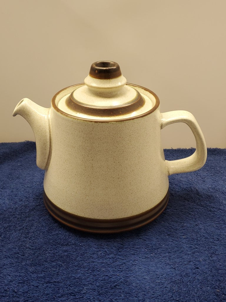 Denby Potter's Wheel Rust Red Teapot & Lid LK