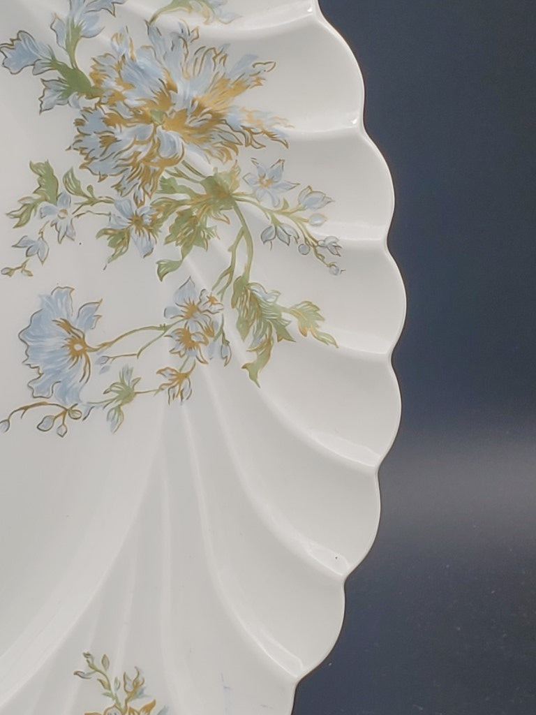 Set of 5 Haviland Margaux Dinner Plates LK