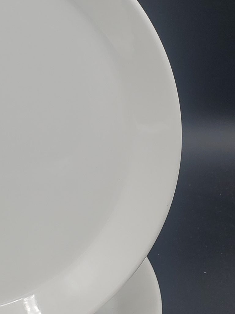 Set of 2 Johnson Brothers Tivoli White Dinner Plates LK