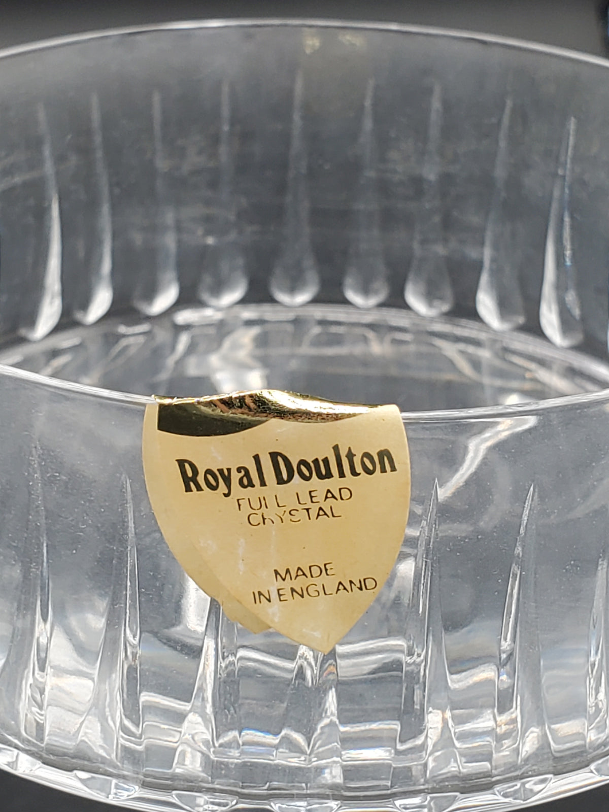 Set of 4 Royal Doulton Crystal Sonnet Champagne/Tall Sherbets LK