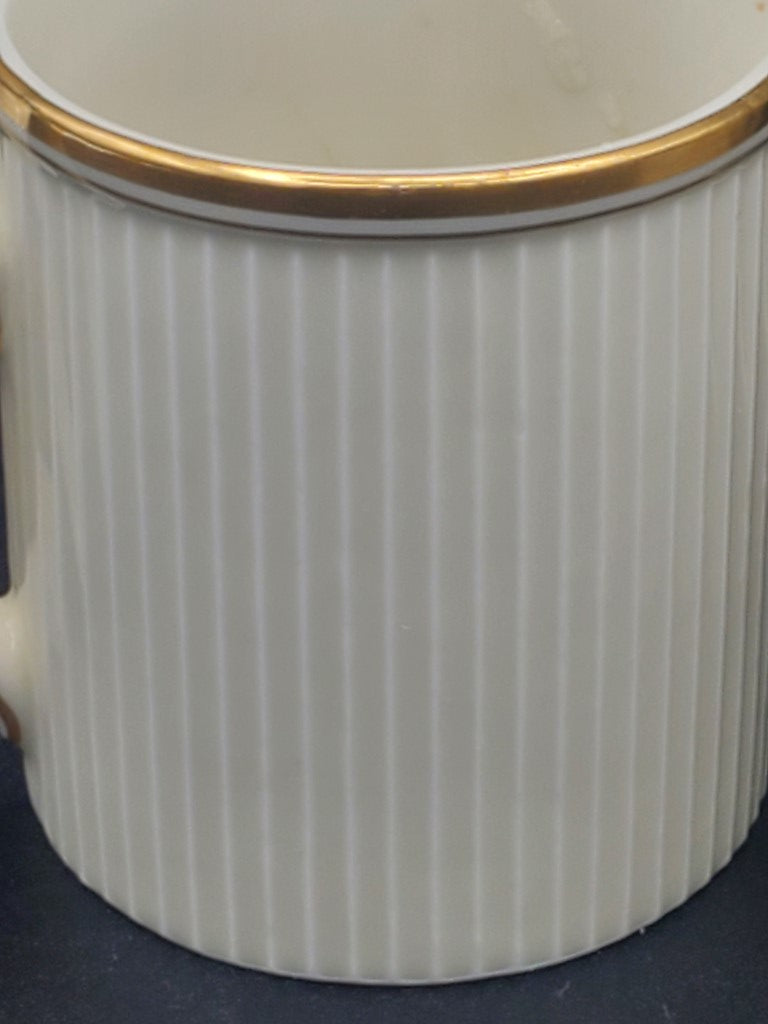 Fitz & Floyd Classique d'Or Creamer & Sugar Bowl with Lid LK
