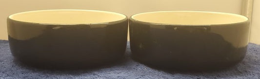 Set of 2 Noritake Black Tango Cereal Bowls LK