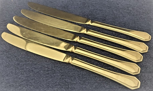 Set of 5 Wallace Casino (Stainless) Knives