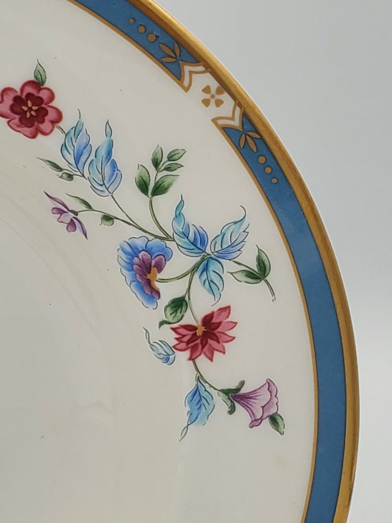 Set of 3 Lenox Saxon Flowers Rim Soup Bowls LK