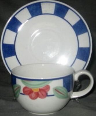 Johnson Brothers Blue Fruit Cup & Saucer Set