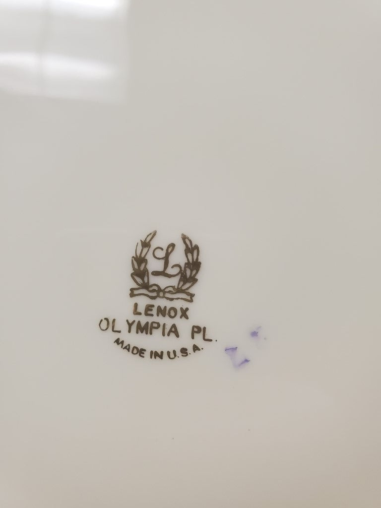 Lenox Olympia Platinum Chop Plate LK