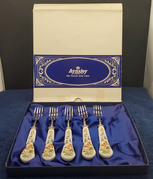 Aynsley Cottage Garden Set of 5 DInner Forks
