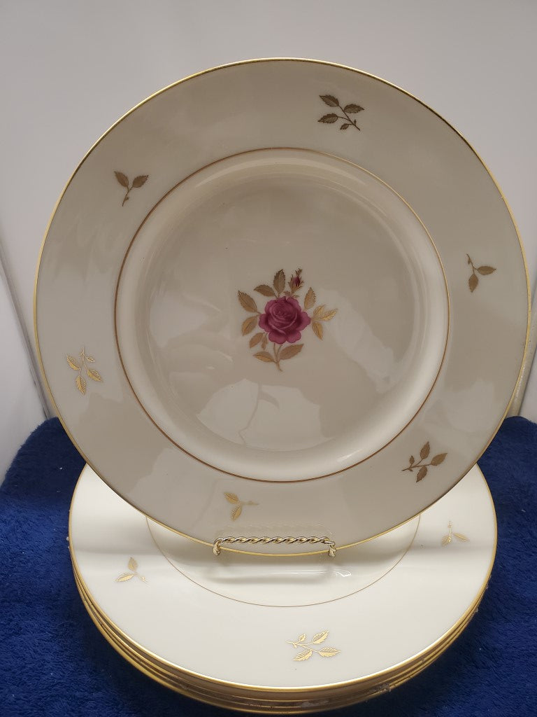Set of 5 Lenox Rhodora Dinner Plates LK