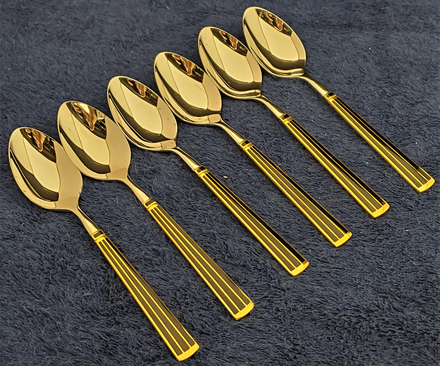 Set of 6 Kirk Steiff Cloisonne Embassy Teaspoon