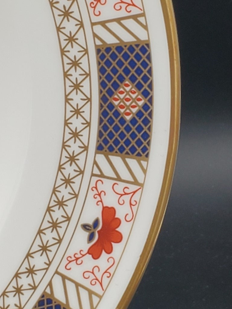 Set of 3 Royal Crown Derby Derby Border Dinner Plates LK