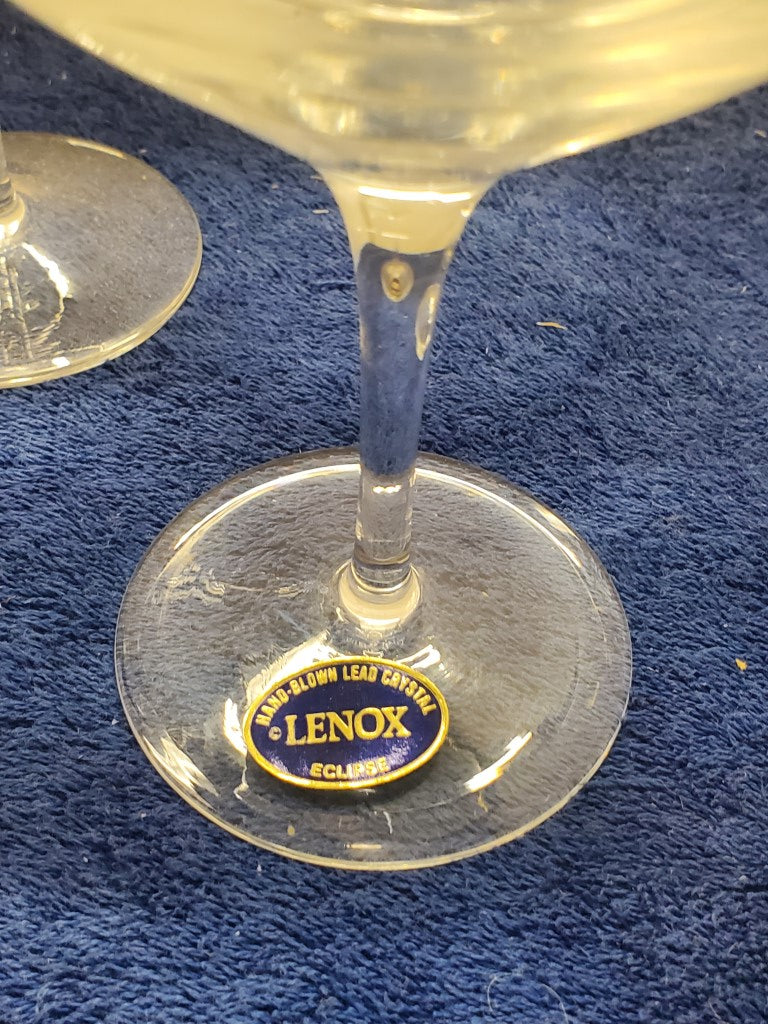 Set of 5 Lenox Eclipse Champagne/Tall Sherbets LK