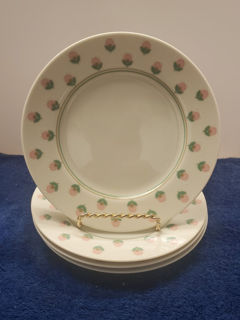 Set of 4 Fitz & Floyd Chantilly Bread & Butter Plates LK –