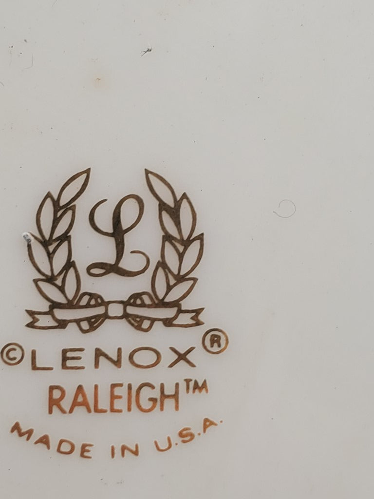 Set of 2 Lenox Raleigh Dinner Plates LK